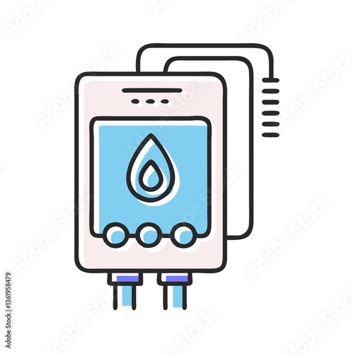 Tankless water heater with digital temperature control