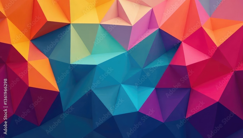 Abstract geometric shapes forming a cohesive grid , vector, orange Abstract geometric shapes forming a cohesive grid , vector, orange