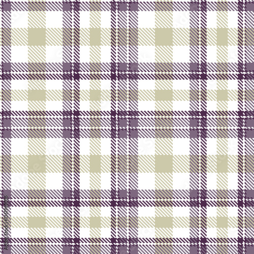 Modern Iridescent White Seamless Tartan Textile Design Variant 2850