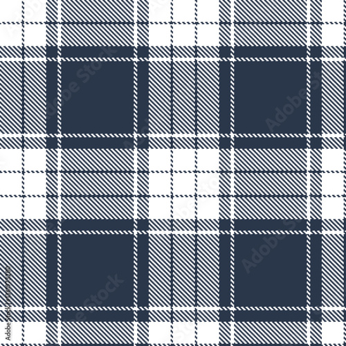 Modern Metallic White Seamless Tartan Textile Design Variant 2881
