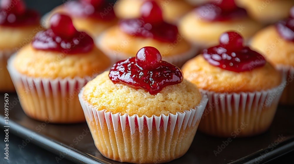 muffins on a tray muffins on a tray