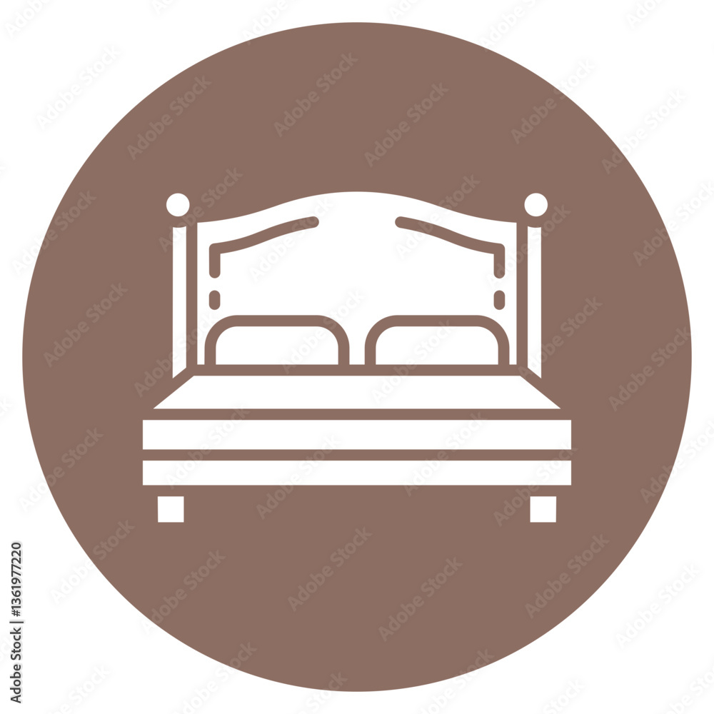Headboard Vector Icon Headboard Vector Icon