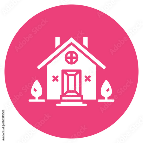 Open House Vector Icon