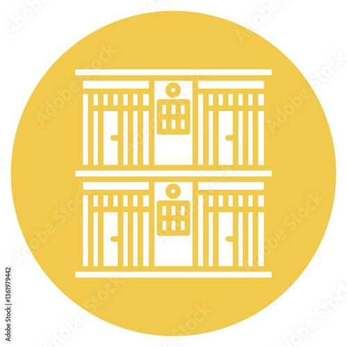Cell Block Vector Icon