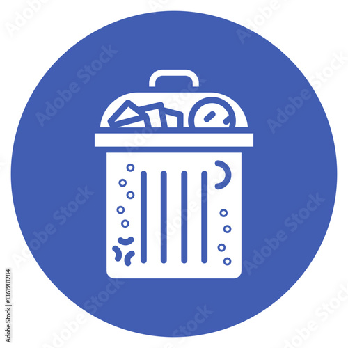 Compost Bin Vector Icon