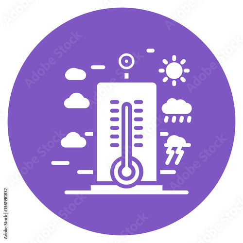 Weather Station Vector Icon