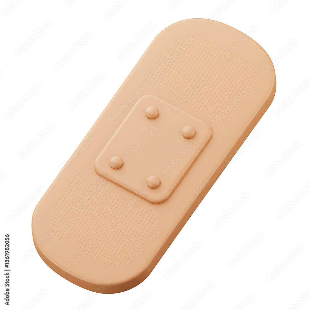 3D Band-Aid Logo 3D Band-Aid Logo