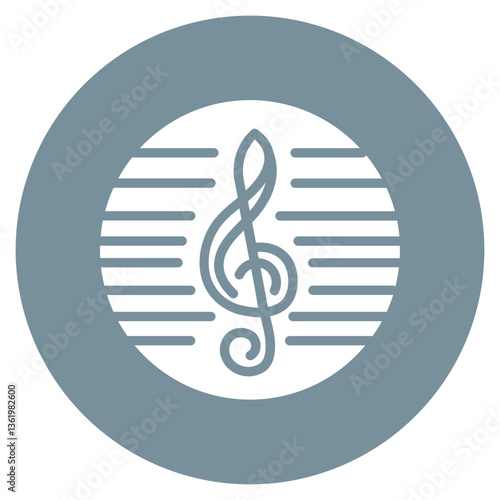 Background Score Vector Icon