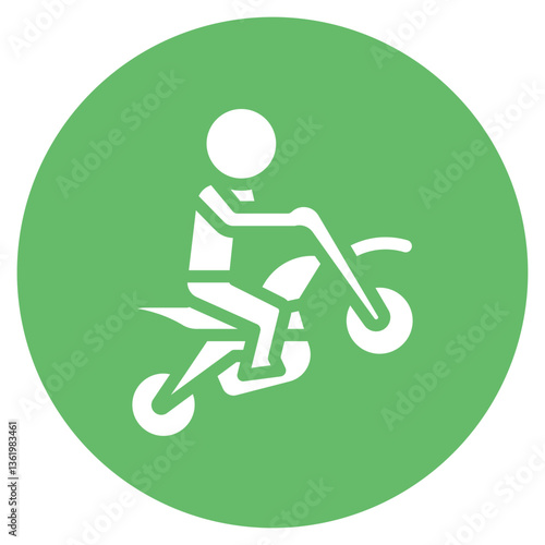 Stunt Performer Vector Icon