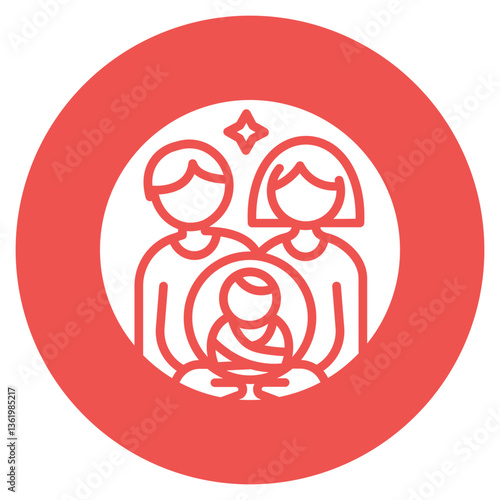 Family Activity Vector Icon