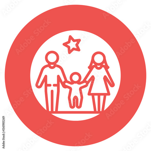 Family Gathering Vector Icon