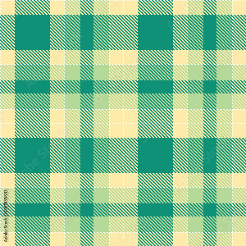 Modern Dark White Seamless Tartan Textile Design Variant 2961