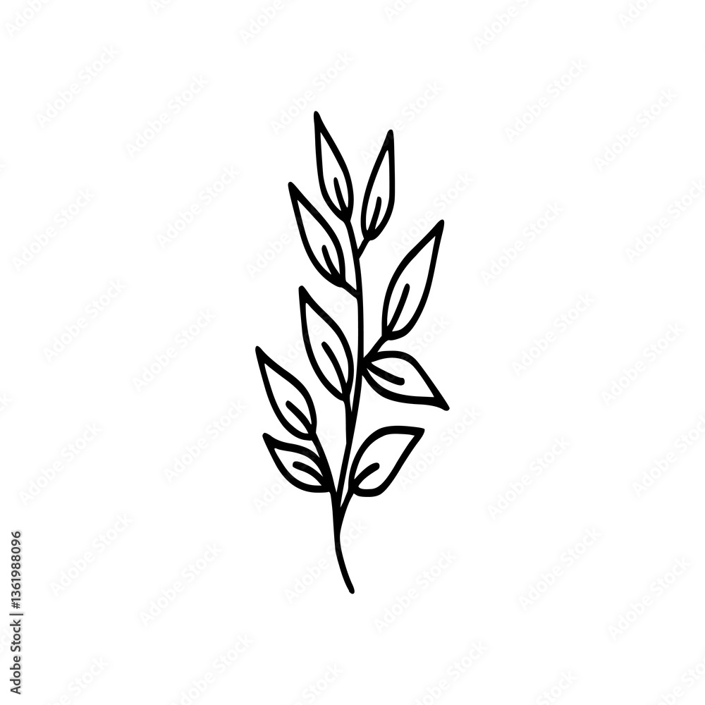 Fototapeta premium Leaves icon