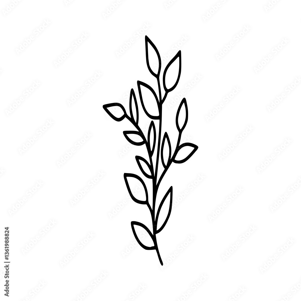 Fototapeta premium Leaves icon