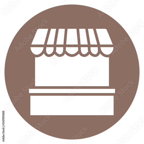 Market Stall Vector Icon