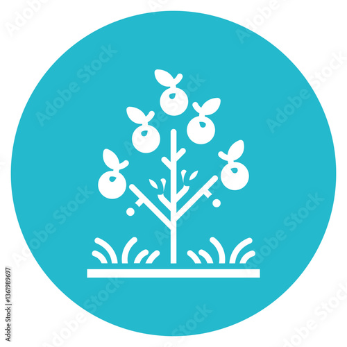 Orchard Vector Icon