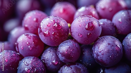 Wallpaper Mural red grapes close up Torontodigital.ca