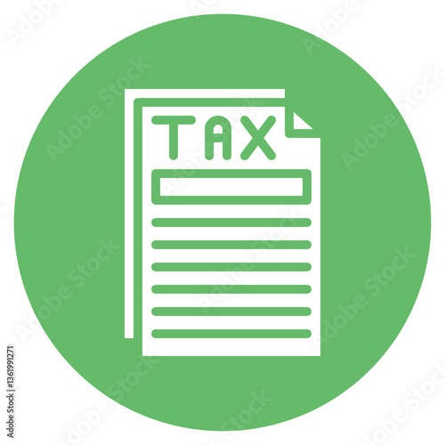Tax Filing Vector Icon