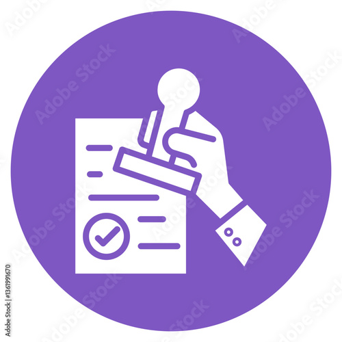 Expense Approval Vector Icon