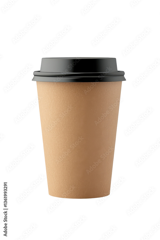 Isolated Disposable Coffee Cup Isolated Disposable Coffee Cup