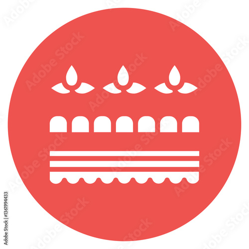 Lace Trim Vector Icon