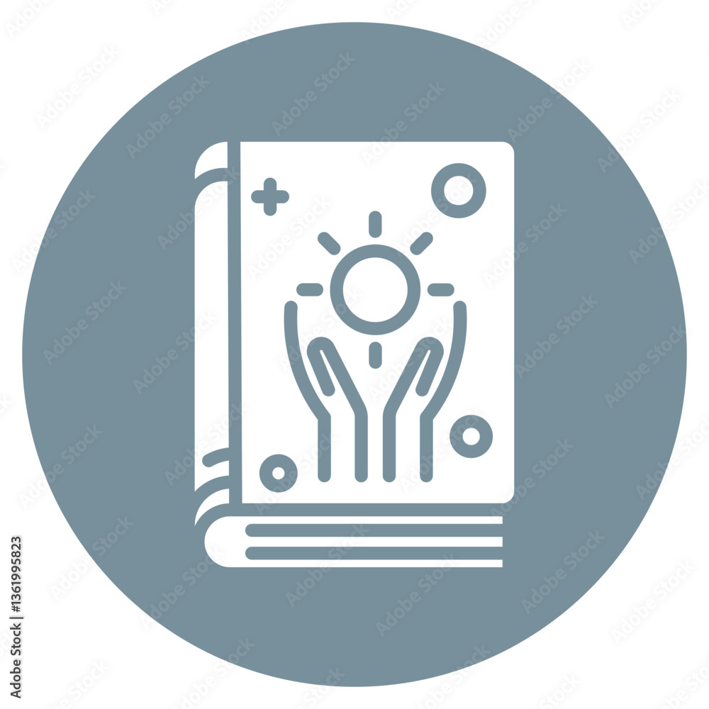 Self Help Book Vector Icon Self Help Book Vector Icon