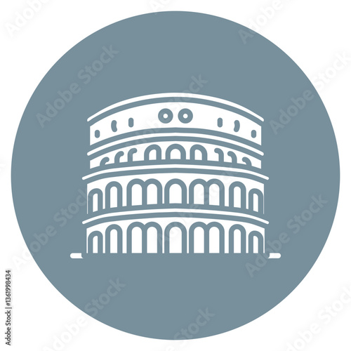 Coliseum Vector Icon
