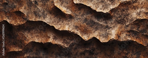 A natural soil texture background with layers of rough earth and subtle grain.