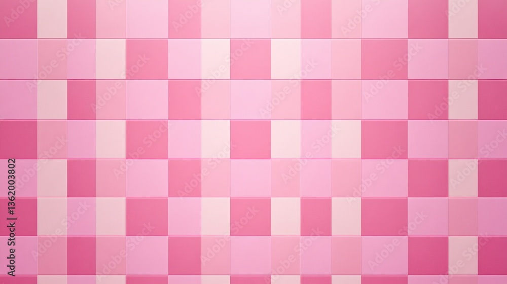 Subtle pink checkered design in pink checkered border frame pattern background illustration Subtle pink checkered design in pink checkered border frame pattern background illustration
