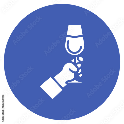 Midnight Toast Vector Icon
