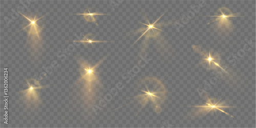 Lamp yellow vector effect ray light spotlight stage spot beam scene background gold sparkle glow bright shine theatre white projector black design night disco dark studio show concert empty sun png