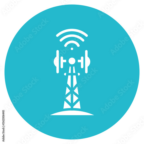 5G Tower Vector Icon