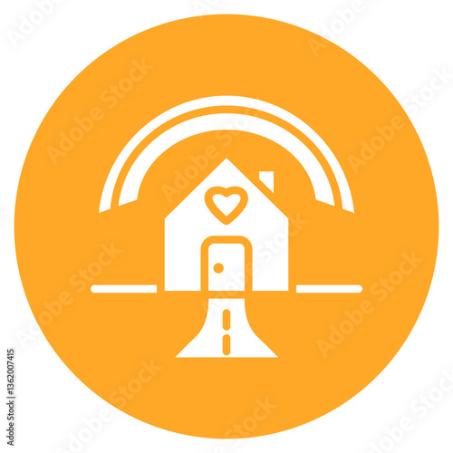 Asylum Shelter Vector Icon