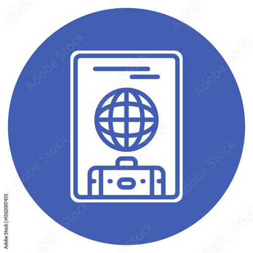 Border Pass Vector Icon