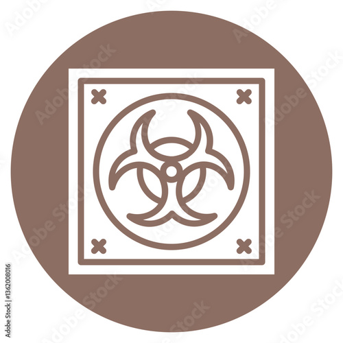 Quarantine Zone Vector Icon