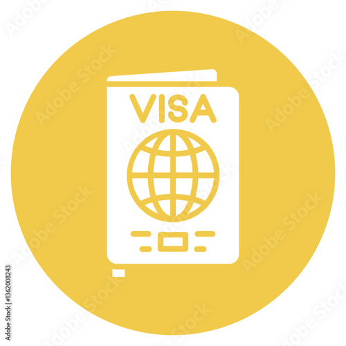 Visa Application Vector Icon