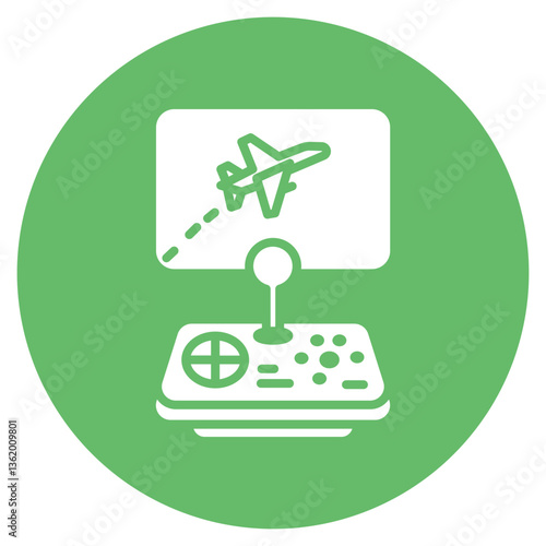 Flight Simulator Vector Icon