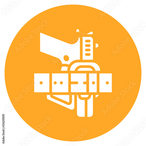 Gun Holster Vector Icon