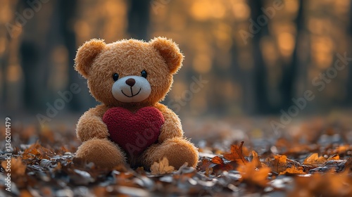 teddy bear with heart