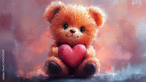 teddy bear with heart