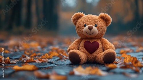 teddy bear with heart