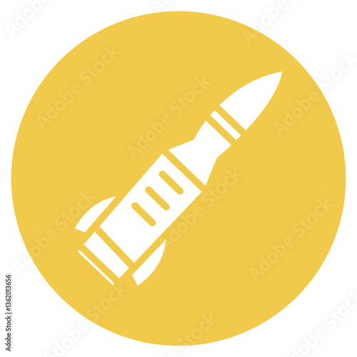 Artillery Shell Vector Icon
