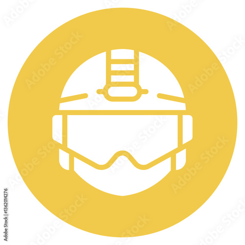 Tactical Helmet Vector Icon