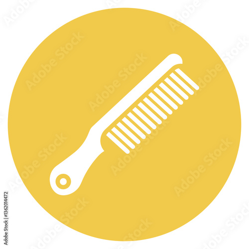 Beard Comb Vector Icon