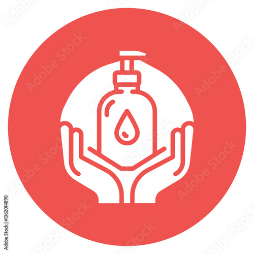 Hand Lotion Vector Icon