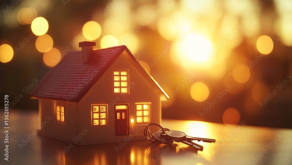 Dream Home at Sunset: Keys to a New Beginning Dream Home at Sunset: Keys to a New Beginning