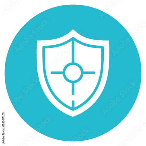 Ballistic Shield Vector Icon