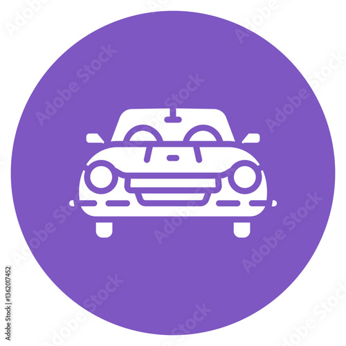 Cabriolet Vector Icon