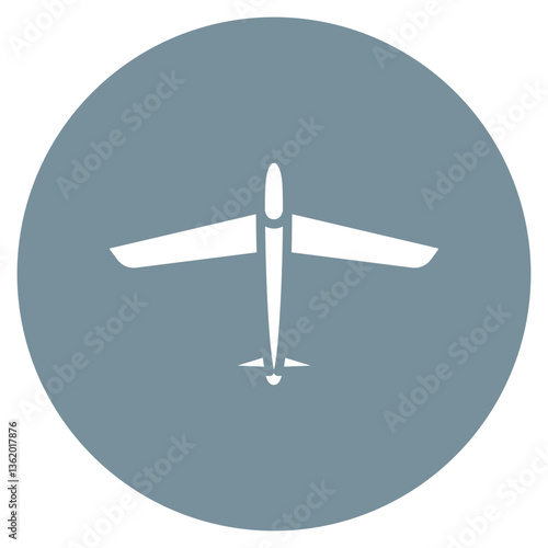Glider Vector Icon