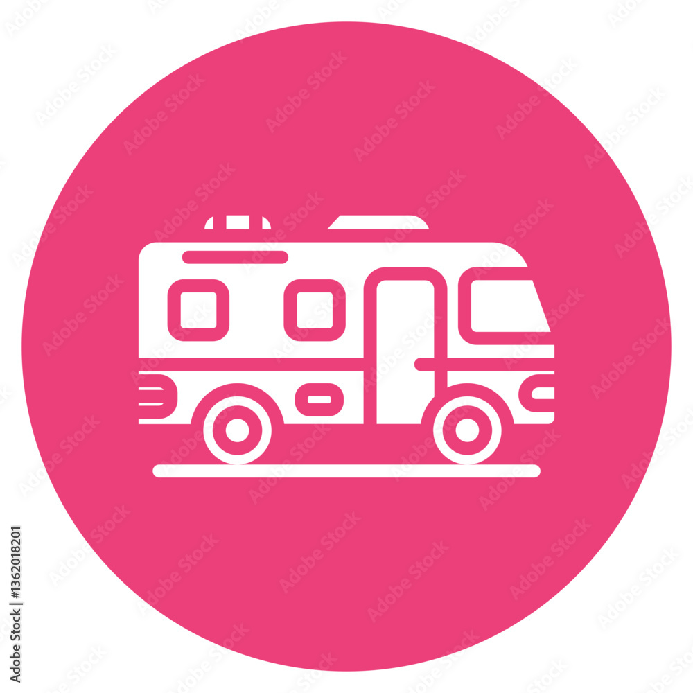 Recreational Vehicle Vector Icon Recreational Vehicle Vector Icon